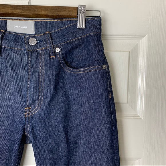 Dark Indigo Everlane Mid Rise Skinny Ankle Jeans - Picture 6 of 7